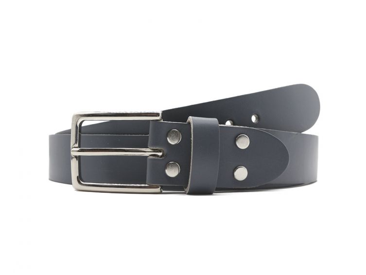 Ceinture la guêpe en cuir gris foncé 1037