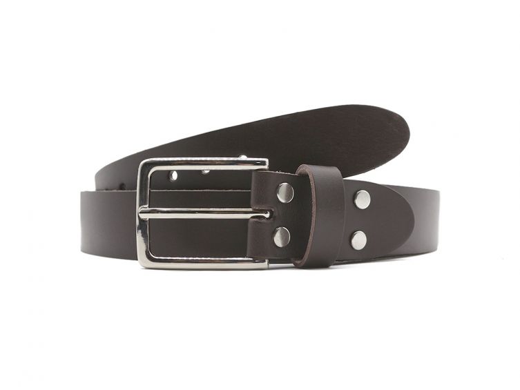 Ceinture la guêpe en cuir marron 1037