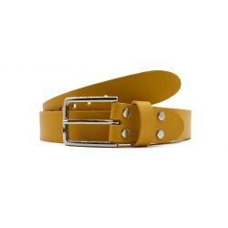 Ceinture la guêpe en cuir moutarde 1037