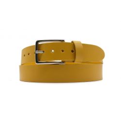 Ceinture la guêpe en cuir moutarde 1037