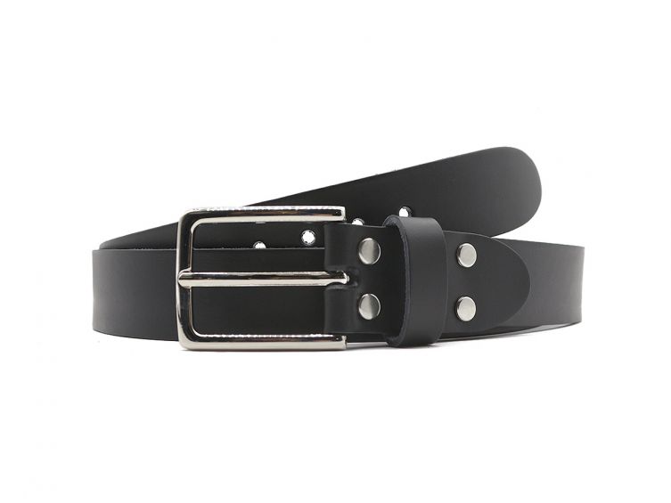 Ceinture la guêpe en cuir noir 1037