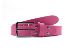 Ceinture la guêpe en cuir rose 1037