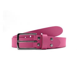 Ceinture la guêpe en cuir rose 1037