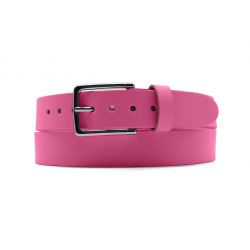 Ceinture la guêpe en cuir rose 1037