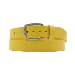 Ceinture la guêpe en cuir jaune 1043