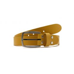 Ceinture la guêpe en cuir moutarde 1043