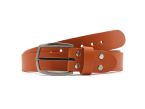 Ceinture la guêpe en cuir orange 1043
