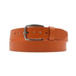 Ceinture la guêpe en cuir orange 1043