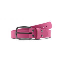 Ceinture la guêpe en cuir rose 1043