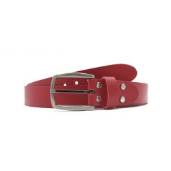 Ceinture la guêpe en cuir rouge 1043