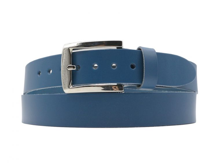 Ceinture la guêpe en cuir bleu moyen 1045