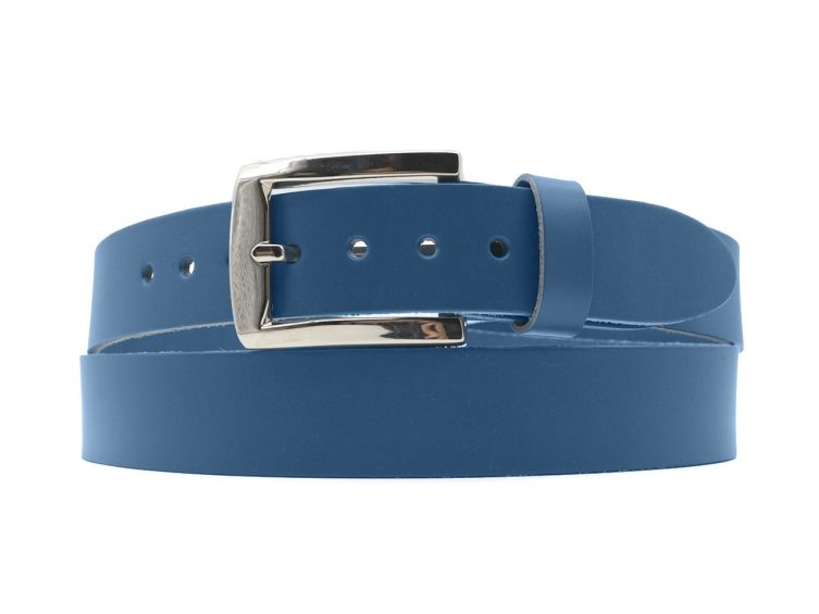 Ceinture la guêpe en cuir bleu royal 1045