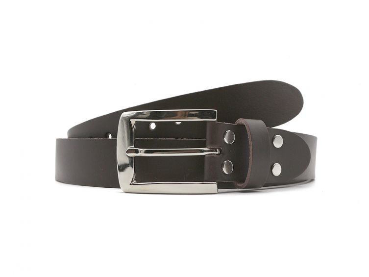 Ceinture la guêpe en cuir marron 1045