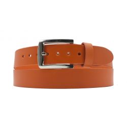 Ceinture la guêpe en cuir orange 1045
