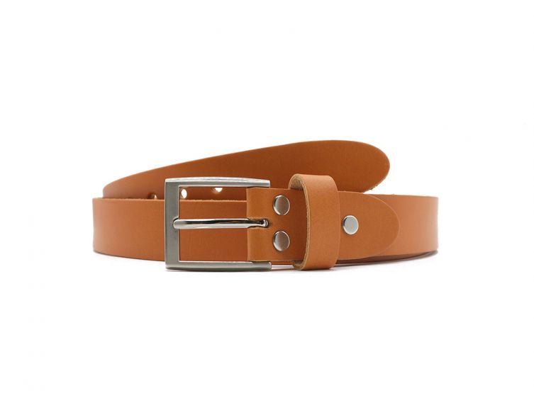 Ceinture la guêpe en cuir gold orangé 1051