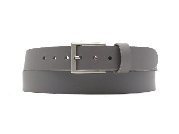 Ceinture la guêpe en cuir gris moyen 1051