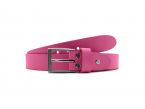 Ceinture la guêpe en cuir rose 1051