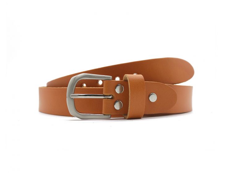 Ceinture la guêpe en cuir gold orangé 1052