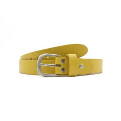 Ceinture la guêpe en cuir jaune 1052