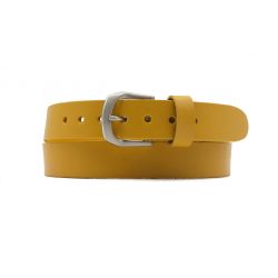 Ceinture la guêpe en cuir moutarde 1052