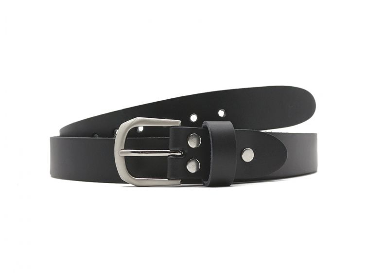 Ceinture la guêpe en cuir noir 1052