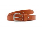 Ceinture la guêpe en cuir orange 1052