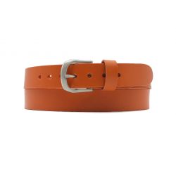 Ceinture la guêpe en cuir orange 1052
