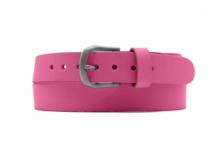 Ceinture la guêpe en cuir rose 1052