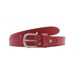 Ceinture la guêpe en cuir rouge 1052