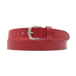 Ceinture la guêpe en cuir rouge 1052