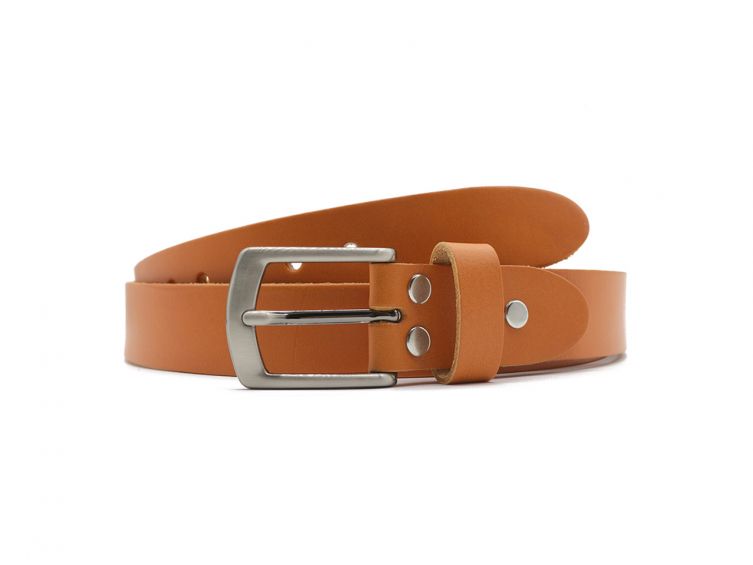 Ceinture la guêpe en cuir gold orangé 1053