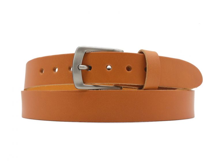 Ceinture la guêpe en cuir gold orangé 1053