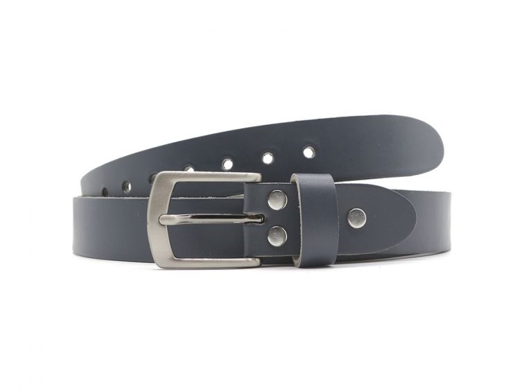 Ceinture la guêpe en cuir gris foncé 1053