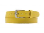 Ceinture la guêpe en cuir jaune 1053