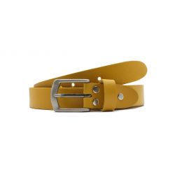 Ceinture la guêpe en cuir moutarde 1053