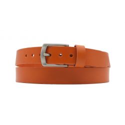 Ceinture la guêpe en cuir orange 1053