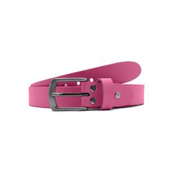 Ceinture la guêpe en cuir rose 1053