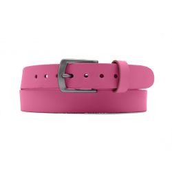 Ceinture la guêpe en cuir rose 1053