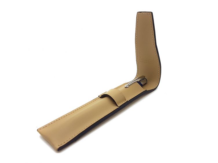 Etui à stylo en cuir (8 couleurs)