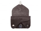 Porte-monnaie original en cuir marron - 414