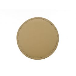 Sous-Verre rond en cuir - Lavoisier - couleur variable