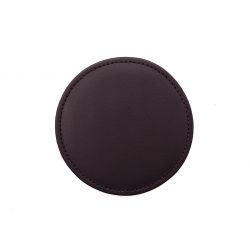 Sous-Verre rond en cuir - Lavoisier - couleur variable
