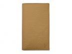 Porte chéquier en cuir grainé beige, talon haut - PM-012-05 