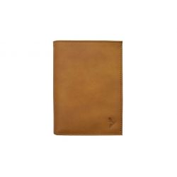 Portefeuille "Luxe" en cuir gold - 15 cm, 3 volets - PM-005-01