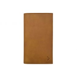 Porte chéquier "Luxe" tout cuir Gold, talon haut - PM-012-01 
