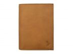 Portefeuille "Luxe" en cuir gold - 15 cm 4 volets - PM-019-01