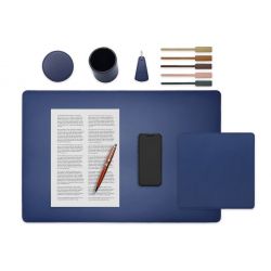 Set de bureau bleu cobalt