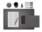 Set de bureau gris fer