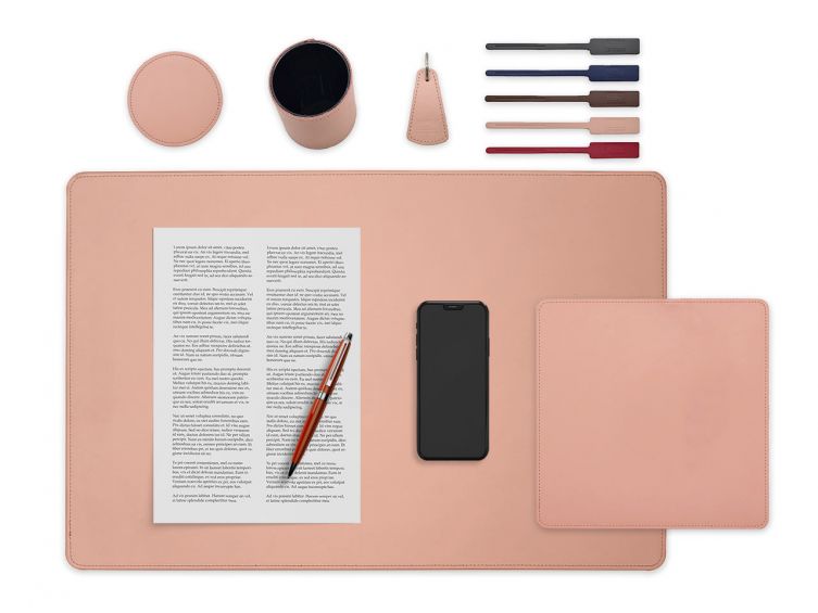 Set de bureau rose