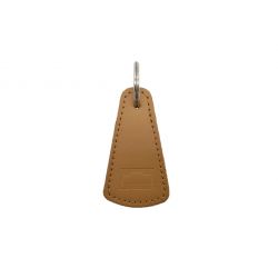 Porte-clé en cuir triangle gold - Lavoisier